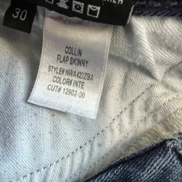 Hudson Collin Flap Skinny Jeans Size 30 - Picture 10 of 10